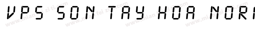 VPS Son Tay Hoa Norm字体转换